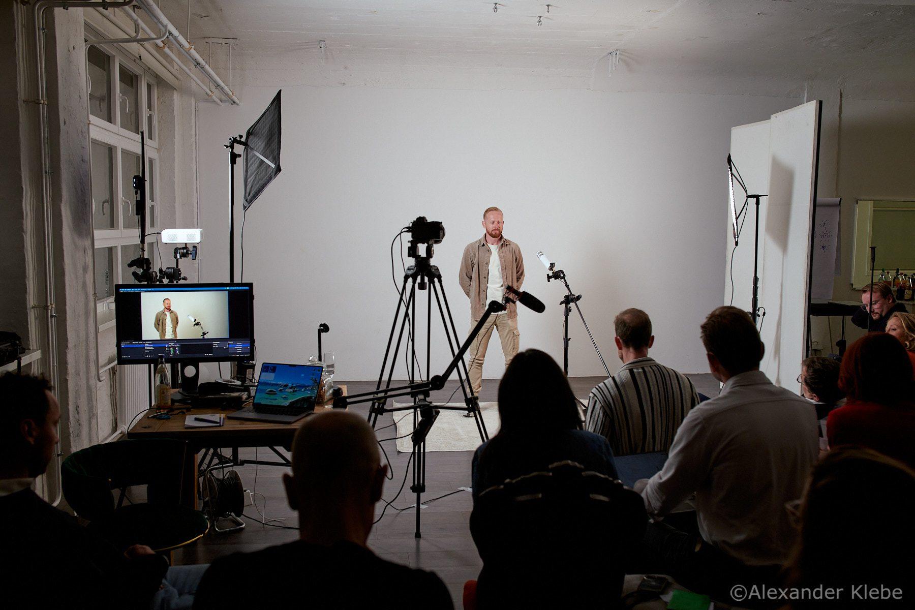 Livestream Setup im Ocean Studio Berlin