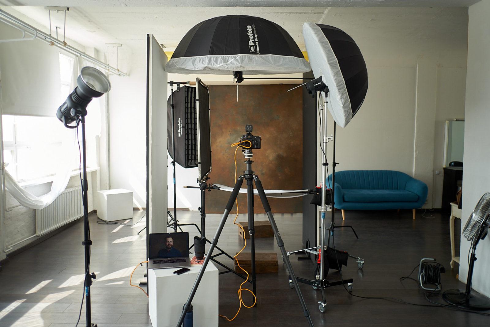 Hintergrundverleih Backdrops für Porträts